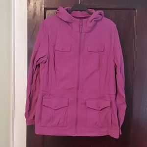 Purple Travex Eddie Bauer Rain Jacket